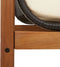 vidaXL - Tuinbank - met - kussen - poly - rattan - acacia - zwart