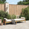 vidaXL - Tuinbank - met - kussen - poly - rattan - acacia - zwart