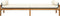 vidaXL - Tuinbank - met - kussen - poly - rattan - acacia - zwart