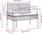 vidaXL - Tuinbank - met - kussen - poly - rattan - en - acaciahout - beige