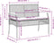 vidaXL - Tuinbank - met - kussen - poly - rattan - en - acaciahout - grijs