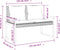 vidaXL - Tuinbank - met - kussen - poly - rattan - en - acaciahout - zwart