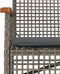 vidaXL - Tuinbank - met - kussen - poly - rattan - en - acaciahout - grijs