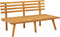 vidaXL - Tuinbank - met - kussens - 115 - cm - massief - acaciahout