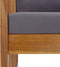 vidaXL - Tuinbank - met - kussens - 119 - cm - massief - acaciahout