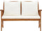 vidaXL - Tuinbank - met - kussens - 119 - cm - massief - acaciahout