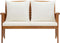 vidaXL - Tuinbank - met - kussens - 119 - cm - massief - acaciahout