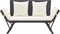 vidaXL - Tuinbank - met - kussens - 176 - cm - poly - rattan - zwart
