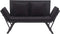 vidaXL - Tuinbank - met - kussens - 176 - cm - poly - rattan - zwart