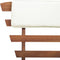 vidaXL - Tuinbank - met - kussens - 2-in-1 - 190 - cm - massief - acaciahout
