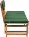 vidaXL - Tuinbank - met - kussens - 2-in-1 - 190 - cm - massief - acaciahout
