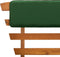 vidaXL - Tuinbank - met - kussens - 2-in-1 - 190 - cm - massief - acaciahout