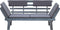 vidaXL - Tuinbank - met - kussens - 2-in-1 - 190 - cm - massief - acaciahout - grijs