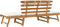 vidaXL - Tuinbank - met - kussens - 2-in-1 - 190 - cm - massief - acaciahout