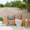 vidaXL - Tuinbank - met - kussens - 2-in-1 - massief - acaciahout