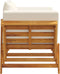 vidaXL - Tuinbank - met - kussens - 2-in-1 - massief - acaciahout