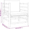vidaXL - Tuinbank - met - kussens - bamboe - taupe