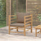 vidaXL - Tuinbank - met - kussens - bamboe - taupe