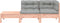 vidaXL - Tuinbank - met - kussens - en - voetenbank - massief - Douglashout