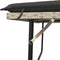 vidaXL - Tuinbank - met - kussens - en - voetenbank - poly - rattan - lichtgrijs
