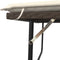 vidaXL - Tuinbank - met - kussens - en - voetenbank - poly - rattan - bruin