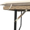 vidaXL - Tuinbank - met - kussens - en - voetenbank - poly - rattan - beige
