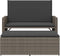 vidaXL - Tuinbank - met - kussens - en - voetenbank - poly - rattan - grijs