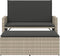 vidaXL - Tuinbank - met - kussens - en - voetenbank - poly - rattan - lichtgrijs