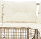 vidaXL - Tuinbank - met - kussens - en - voetensteun - L-vormig - poly - rattan - beige