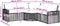 vidaXL - Tuinbank - met - kussens - en - voetensteun - L-vormig - poly - rattan - beige
