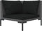 vidaXL - Tuinbank - met - kussens - halfrond - poly - rattan