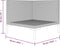 vidaXL - Tuinbank - met - kussens - halfrond - poly - rattan