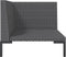 vidaXL - Tuinbank - met - kussens - halfrond - poly - rattan