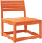 vidaXL - Tuinbank - met - kussens - massief - grenenhout - wasbruin