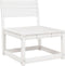 vidaXL - Tuinbank - met - kussens - massief - grenenhout - wit