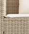 vidaXL - Tuinbank - met - kussens - poly - rattan - beige