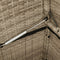 vidaXL - Tuinbank - met - kussens - poly - rattan - beige