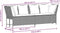 vidaXL - Tuinbank - met - kussens - poly - rattan - beige