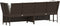 vidaXL - Tuinbank - met - kussens - poly - rattan - bruin