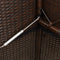 vidaXL - Tuinbank - met - kussens - poly - rattan - bruin