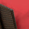 vidaXL - Tuinbank - met - kussens - poly - rattan - bruin
