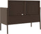 vidaXL - Tuinbank - met - kussens - poly - rattan - bruin