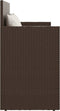vidaXL - Tuinbank - met - kussens - poly - rattan - bruin