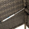 vidaXL - Tuinbank - met - kussens - poly - rattan - grijs