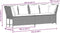 vidaXL - Tuinbank - met - kussens - poly - rattan - grijs