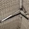 vidaXL - Tuinbank - met - kussens - poly - rattan - lichtgrijs
