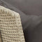 vidaXL - Tuinbank - met - kussens - poly - rattan - lichtgrijs