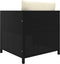 vidaXL - Tuinbank - met - kussens - poly - rattan - zwart