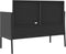vidaXL - Tuinbank - met - kussens - poly - rattan - zwart