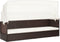 vidaXL - Tuinbank - met - luifel - poly - rattan - bruin